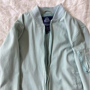 Medium, Green American Rag Bomber Jacket